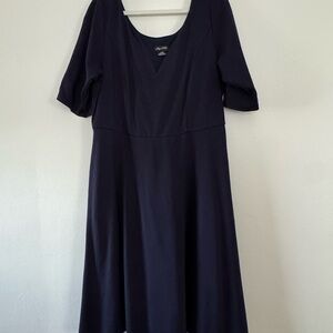 Navy Midi Dress